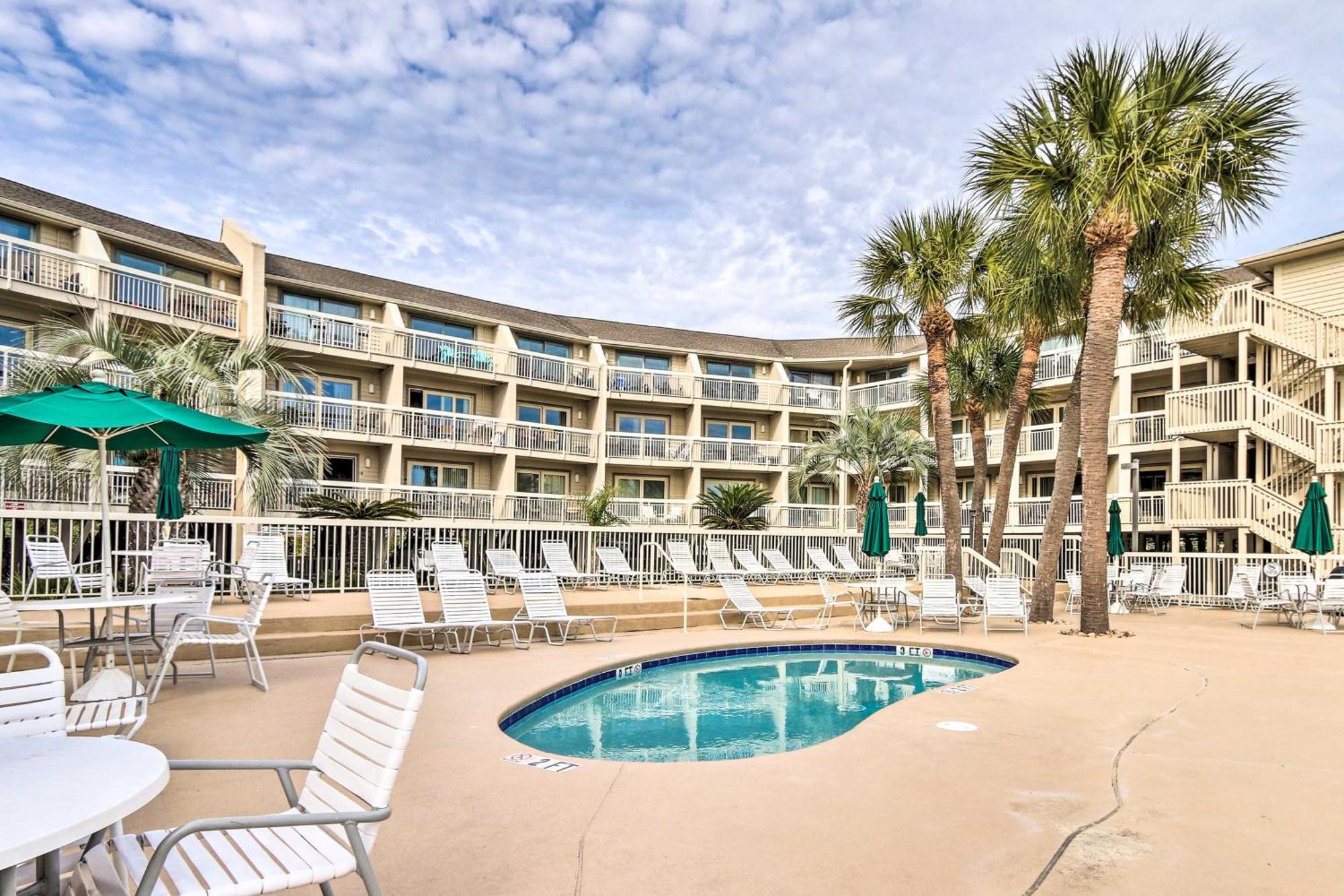 Walk To Beach Resort Condo In Hilton Head! Hilton Head Island Exterior photo