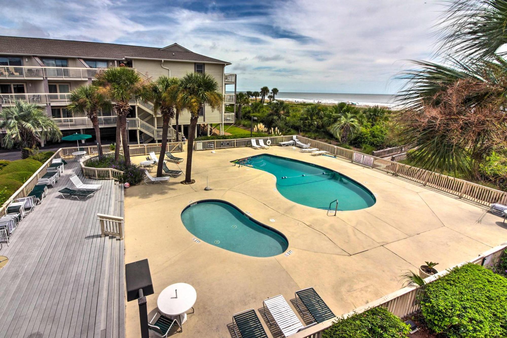Walk To Beach Resort Condo In Hilton Head! Hilton Head Island Exterior photo